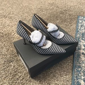 ANN TAYLOR (Mary Jane Houndstooth Pump) 🕵️‍♀️ 👠